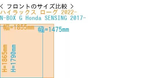 #ハイラックス ローグ 2022- + N-BOX G Honda SENSING 2017-
